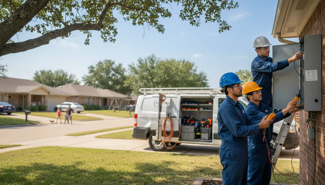 Certified electrician providing emergency electrical services in Woodhull, NY